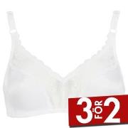 Damella BH Vera Soft Bra Vit polyester E 85 Dam