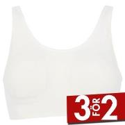 Damella BH Zoe Soft Bra Vit polyamid XS/S Dam