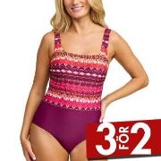 Damella Patricia Swimsuit Rosa Mönstrad 36 Dam