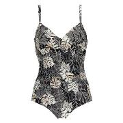 Damella Tara Swimsuit Pattern Svart Mönster 44 Dam
