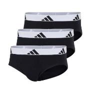 adidas Kalsonger 3P Active Flex Cotton Brief Vit/Svart bomull Medium H...