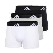 adidas Kalsonger 3P Active Flex Cotton Trunk Vit/Grå bomull XX-Large H...