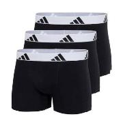 adidas Kalsonger 3P Active Flex Cotton Trunk Vit/Svart bomull Medium H...