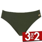 Damella Brigitte Textured Bikini Brief Mörkgrön nylon 46 Dam