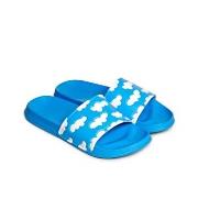 Happy Socks Cloudy Pool Slide Blå Mönstrad Strl 44/45