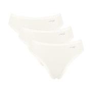 Sloggi Trosor 3P GO Crush High Leg Briefs Elfenben bomull X-Large Dam