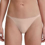 Calida Trosor Sleek Skin Low Cut Tanga Brief Beige X-Small Dam