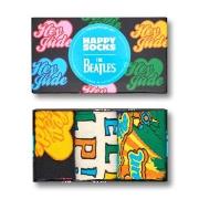Happy socks Strumpor 3P The Beatles Hey Jude Gift Box Svart mönstrad b...