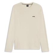 BOSS Waffle Sweatshirt Offwhite Large Herr