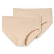 Schiesser Trosor 2P 95-5 Organic Cotton Midi Briefs Beige bomull Large...