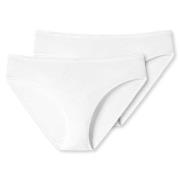 Schiesser Trosor 2P 95-5 Organic Tai Vit bomull Large Dam