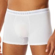 Schiesser Kalsonger 2P Cotton Flex Trunks Vit bomull Large Herr