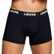 Levis Kalsonger 2P Repeat Logo Boxer Brief Svart bomull X-Large Herr