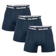 Salming Kalsonger 3P Cotton Boxers With Logo Marin bomull X-Large Herr