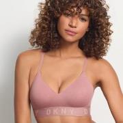 DKNY BH Cozy Boyfriend Wirefree Push-Up Bra Röd Large Dam