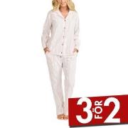 Damella Cotton Flannel Pyjamas Flerfärgad bomull X-Large Dam