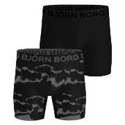 Björn Borg Kalsonger 2P Sports Lightweight Boxers Svart/Grå polyester ...