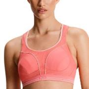 Shock Absorber BH Ultimate Run Bra Rosa/Vit polyamid E 70 Dam