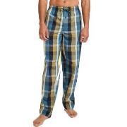 Jockey Loungewear Pant Woven Blå/Gul bomull 2XL Herr