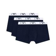 Armani Stretch Jersey Boxer With Logo Kalsonger 3P Marin bomull XX-Lar...