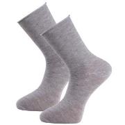 Trofe Bamboo Loose Socks Strumpor 3P Grå Strl 35/38 Dam