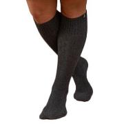 Trofe Cotton Knee High Sock Strumpor 2P Grå Strl 35/38 Dam