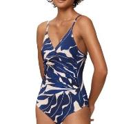 Triumph Summer Allure Padded Swimsuit 01 Vit/Blå D 40 Dam