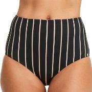 Swegmark Portofino High Waist Bikini Briefs Svart randig 40 Dam