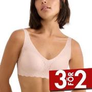 Sloggi BH ZERO Feel Bliss Soft Bra Ljusrosa Medium Dam