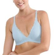 Sloggi BH ZERO Feel Bliss Push-Up Bra Ljusblå XL+ Dam
