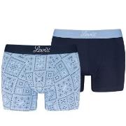 Levis Kalsonger 2P Boxer Briefs Cotton Patterned Marin/Blå bomull X-La...