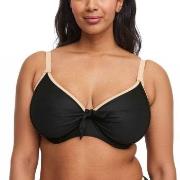 Swegmark Bahamas Bikini Underwire Bra Svart m Beige E 75 Dam
