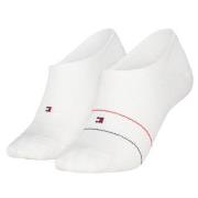 Tommy Hilfiger Strumpor 2P Cotton Blend Logo Footie Socks Vit Strl 39/...