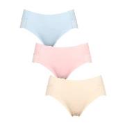Missya Trosor 3P Seamless Tai W Lace Flerfärgad Large Dam