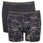 Sloggi Kalsonger 2P Men Start Short C2P Gråmelerad bomull XX-Large Her...