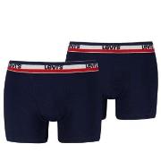 Levis Kalsonger 2P Sportswear Logo Base Boxer Marin bomull Large Herr