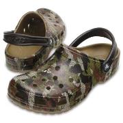 Crocs Classic Camo Clog Unisex Grön Mönstrad US C13 (EU 30-31)