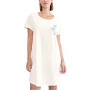 Triumph Nightdress Short Sleeve Offwhite bomull 44 Dam