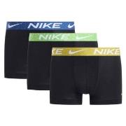 Nike Kalsonger 6P Everyday Essentials Micro Trunks Svart/Grön nylon X-...