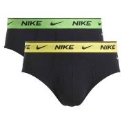 Nike Kalsonger 2P Everyday Cotton Stretch Brief Mörkgrå bomull Large H...