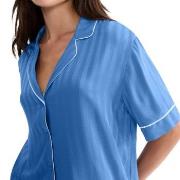 Triumph Amourette Jacquard Boyfriend Shirt Blå viskos 48 Dam