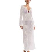 Triumph Beach MyWear Crochet Long Dress Vit polyester 40 Dam