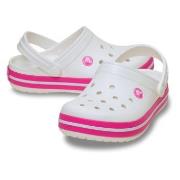 Crocs Crocband Clog Toddler Rosa/Vit US C7 (EU 23-24) Barn