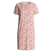 Calida Flower Nights Short Sleeve Sleepshirt Laxrosa bomull Medium Dam