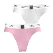 Björn Borg Trosor 2P Original Thongs Rosa/Vit ekologisk bomull Large D...