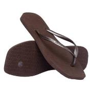Havaianas Slim Square Mörkbrun Strl 37/38 Dam