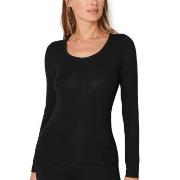 Schiesser Personal Fit Long Sleeve Shirt Svart Medium Dam