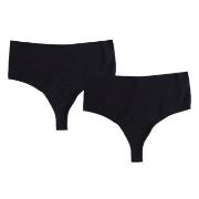 Pierre Robert Trosor 2P Invisible Micro High Waist String Svart Large ...