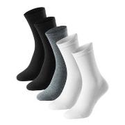 Schiesser Strumpor 5P Women Blue Bird Socks Svart/Vit Strl 35/38 Dam