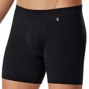 Schiesser Kalsonger Long Life Cotton Cyclist Boxer Svart bomull X-Larg...